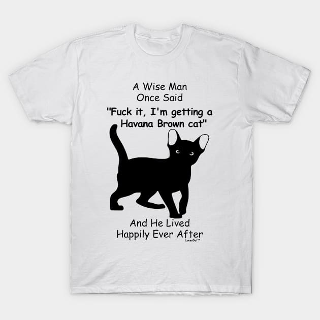 Funny Havana Brown cat Gift for Men T-Shirt by Khang_Vu